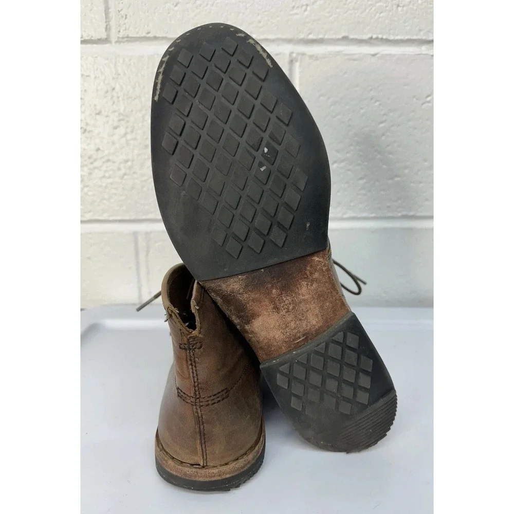 Timberland 75509 Wodehouse Mens 10 Chukka Short Brown Leather Desert Ankle BOOTS